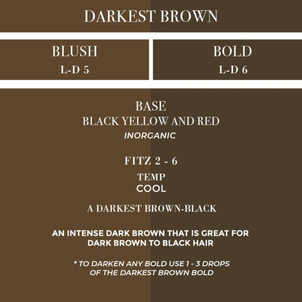 Blush To Bold Darkest Brown CIC
