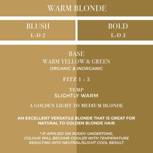 Blush To Bold Warm Blonde CIC